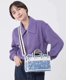 LeSportsac MINI DUFFEL CROSSBODY/ピーナッツハッピーパルズ