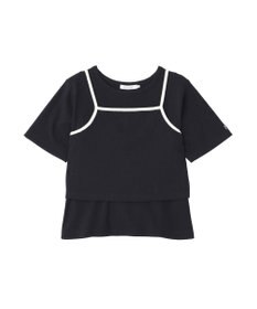 AMERICAN HOLIC 【2点セット】配色キャミ＋Tシャツ