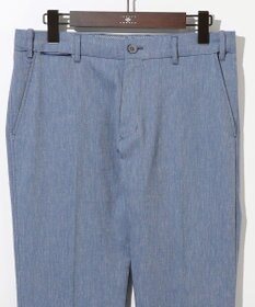 JOSEPH ABBOUD 【キングサイズ・ウエストも伸びる/清涼/ストレッチ】ストレッチリネンシャンブレーパンツ