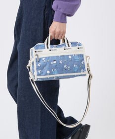 LeSportsac MINI DUFFEL CROSSBODY/ピーナッツハッピーパルズ