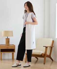 ANY 【洗濯機可/接触冷感】クールタッチニットジレ