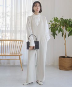WEGO 【ANGIE VINTAGE】Vネックオールインワン