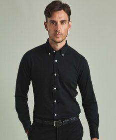 GOTAIRIKU 【吸水速乾】クールマックス鹿の子 ビズシャツ_ボタンダウン