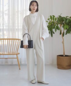 WEGO 【ANGIE VINTAGE】Vネックオールインワン