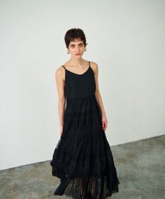 GRACE CONTINENTAL レースコンビキャミソールワンピース