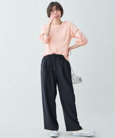 ANY 【WEB限定】シルケットスムースツイストスリーブカットソー