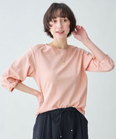 ANY 【WEB限定】シルケットスムースツイストスリーブカットソー