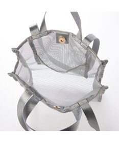 UNBILLION カシュカシュ cachecache / オーバープリントメッシュ2ハンドルトート