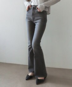 WEGO 【美脚パンツ】ストレッチフレアデニムパンツ