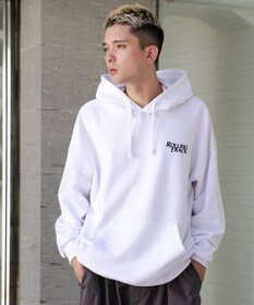 WEGO ヘビーウエイトユニークモチーフプルパーカー