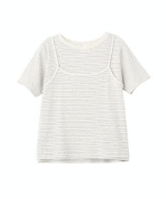 CRAFT STANDARD BOUTIQUE 2点セット/ボーダーキャミ+Tシャツ