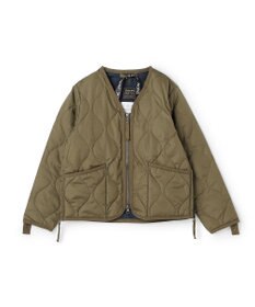 UNFILO 【120-150cm】TAION ミリタリーZIP Vネック ダウンジャケット(UNISEX)