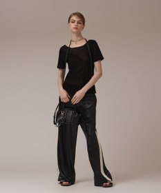 GRACE CONTINENTAL フロッキーチュールカットトップ