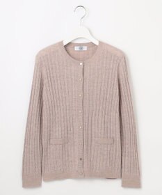J.PRESS LADIES 【洗える】KNIT BASIC クルーネック カーディガン