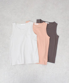 WHITE MAILS SPANDEX PAPER JERSEY タンクトップ