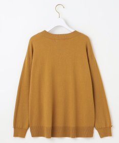 ANY SIS 【ウールブレンドシリーズ】フロント切替Vネック ニット