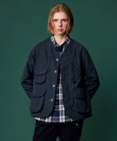 JOSEPH ABBOUD MOUNTAIN 【ECO撥水/起毛裏地】マイクロリップワッシャー ブルゾン