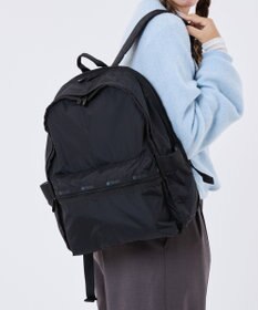 LeSportsac ROUTE BACKPACK/リサイクルドブラックJP
