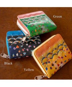 tsumori chisato CARRY カラフルレオパード ラウンドファスナー 2つ折り財布