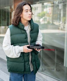 WEGO カラーナイロンパテッドベスト