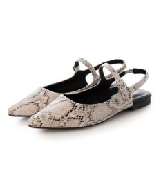 MODE ET JACOMO <noyau>ポインテッドトゥバックベルトパンプス