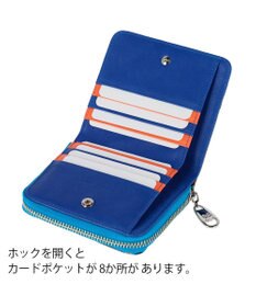 tsumori chisato CARRY カラフルレオパード ラウンドファスナー 2つ折り財布