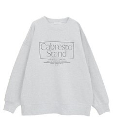 AMERICAN HOLIC ボックスロゴプリント裏毛プルオーバー