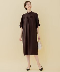 自由区 【WEB限定】ラグランタック ドレス