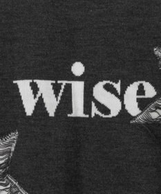 WEGO 【ユニセックス着用ITEM】ダメージジャガードニットプルオーバー