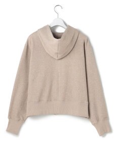 J.PRESS YORK STREET 【WOMEN】ラメ裏毛ジップアップ フーディ