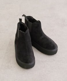 Green Parks ＲＵＰＩＳ．サイドゴア厚底ムートンブーツ