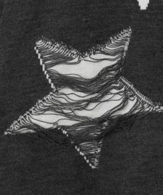 WEGO 【ユニセックス着用ITEM】ダメージジャガードニットプルオーバー