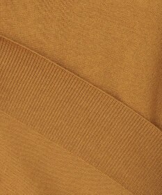 ANY SIS 【ウールブレンドシリーズ】フロント切替Vネック ニット