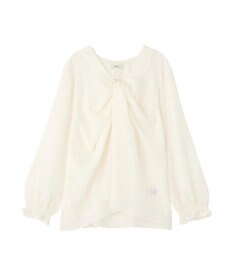 earth music&ecology フロントツイストブラウス