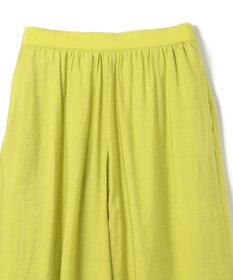 UNFILO ヴィンテージシアー ギャザーワイドパンツ