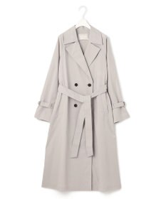 ICB 【撥水加工】 メモリーストレッチタフタ トレンチコート