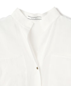 BEIGE， PAULINE / リネンヴィスコースオーバーサイズロングシャツ