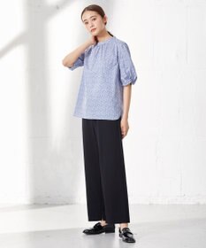 J.PRESS LADIES S 【洗える】LIBERTY Pepper&Coward スタンドカラー ブラウス