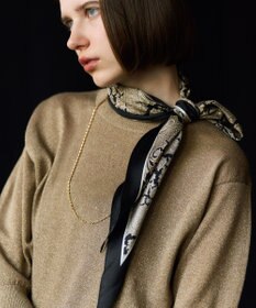 23区 L 【洗える】オータムメタリック ラメ ニットT