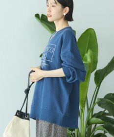 AMERICAN HOLIC ボックスロゴプリント裏毛プルオーバー