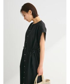 Green Parks ・ＥＬＥＮＣＡＲＥ　ＤＵＥリネンライクドロストワンピース