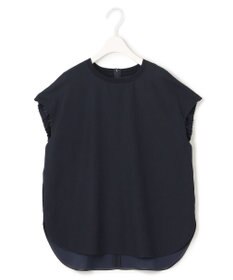 ICB 【洗える】FluidBackSatin ラウンドヘムプルオーバー