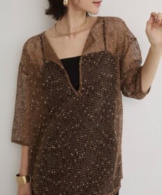 WEGO 【ANGIE VINTAGE】メッシュスキッパープルオーバー