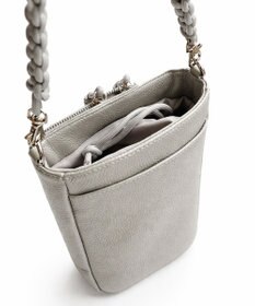 style code 【ペットボトル収納可能 】本革 縦型 ポシェット スマホショルダー　お財布機能付き　