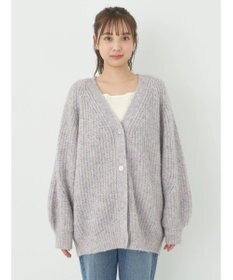 earth music&ecology フワフワＭＩＸヤーンカーディガン