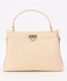 ANY SIS 【2WAY】スクエアミディトート バッグ アイボリー