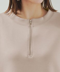 Tiaclasse 【2点セット・洗える】 ハーフジッププルオーバー＆ワンピース