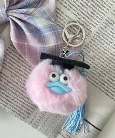 WEGO 卒業おめおめモンスターぬいぐるみキーホルダー