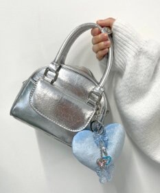 WEGO ベロアハートキーホルダー