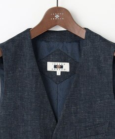 JOSEPH ABBOUD 【多機能/ストレッチ】ツィーディージャージーベスト